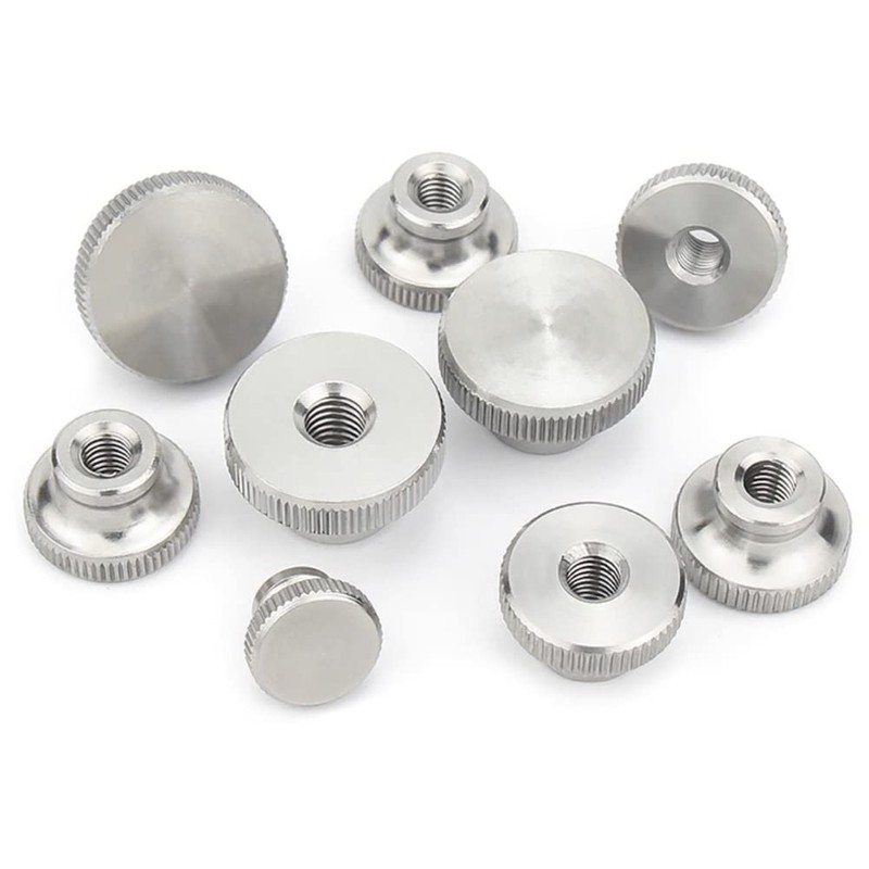 CONPHERON M8 Knurled Nuts Blind Hole Knurled Thumb Nuts 304