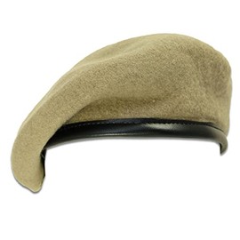 The Regimental Shop Sand/Beige Military Beret 55 (6 3/4) / Beige