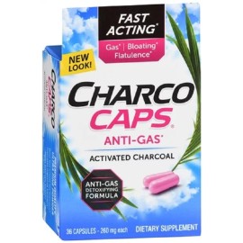 Emerson SM Charcocaps Dietary Caps 36