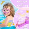 Vvinca Kids Swimming Goggles with Nose Guard