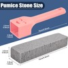 Navona 10 Pack Pumice Stone Scouring Sticks with 2 Universal