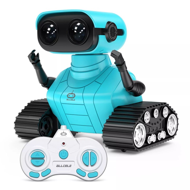 ALLCELE Robot Toys, Rechargeable RC Robots for Kids Boys, Remote
