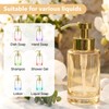 2 Pack Glass Soap Dispenser with Plastic Pump, 12oz Thick