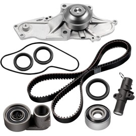 ECCPP New Timing Belt Water Pump Kit Fits 2003-2012 Honda Accord Pilot Odyssey Ridgeline Acura RDX TSX ZDX MDX TL RL 3.0L 3.2L 3.5L 3.7L V6 SOHC