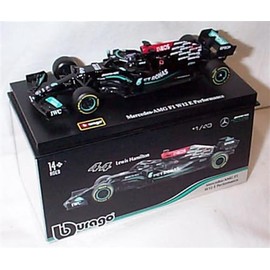 Burago F1 2021 Mércédés AMG F1 W12 E-Performance #44 Lewis Hamilton car 1:43 scale diecast model
