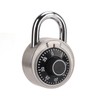 Dial Combination Lock Heat Treatment Hardened Steel Security Waterproof for