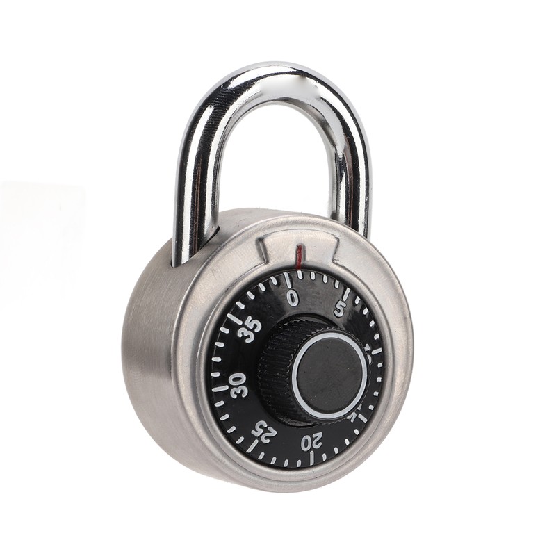 Dial Combination Lock Heat Treatment Hardened Steel Security Waterproof for