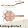 Caannasweis Egg Omelette Pan, 4-Cup Nonstick Granite Omelette Skillet Breakfast