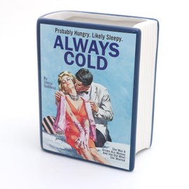 Always Cold Book pencil holder, vase, gift for reader LennyMud by Lorrie Veasey
