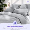 Wolkenfeld Cushion Cover 40 x 80 cm, Light Grey -