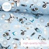 5 Piece Baby Bedding Duvet Pillow with Covers & Jersey