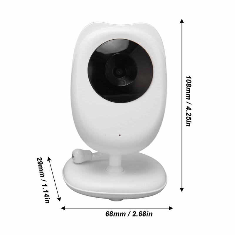 2.4in Video Baby Monitor 2 Way Intercom Auto Night Vision