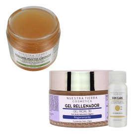 Kit Peeling Baba De Caracol + Gel Rellenador Ideal Cacarizos