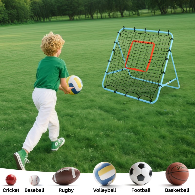 Soccer Rebounder Net - Portable Bounce Back Trainer for Soccer,