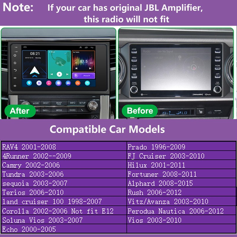 Latest Android Car Radio for Toyota 4Runner (2003-2009), Tundra (2003-2006),