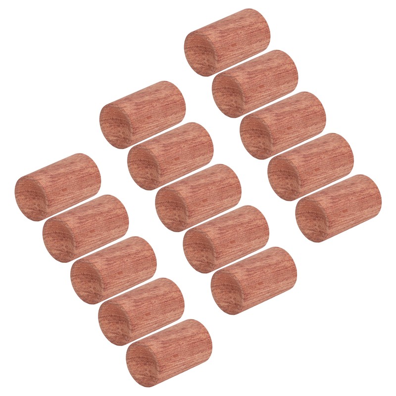 15Pcs Wooden Essential Oil Diffuser Rosewood Portable Mini Round Aromatherapy