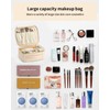 Vlando Travel Makeup Bag Cosmetic Case Organizer,Large Capacity Portable Makeup
