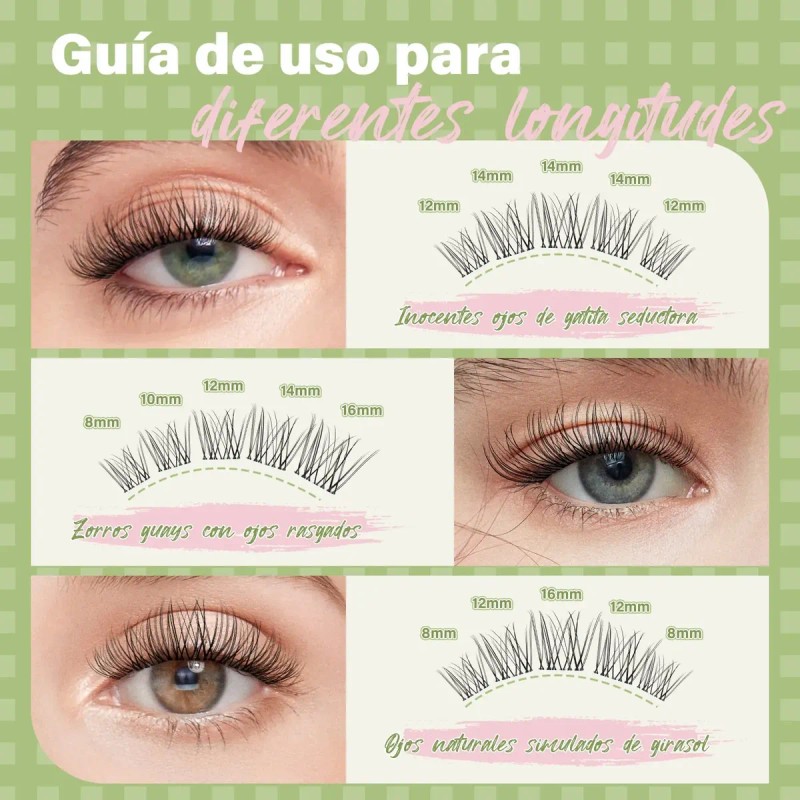 Kit De Extensiones De Pestañas Flora Raíces Invisibles