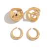 Chunky Rings for Women Silver Stacking Rings Gold Rings Set