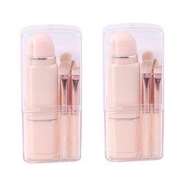 minkissy 2 Sets 8 in 1 Makeup Brush Makeup Eyeshadow Makeup Foundation Brush Makeup Cosmetics Brush Makeup Tool Travel The Face Powder Brush Artificial Fiber