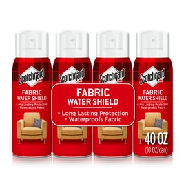 Scotchgard Scotchgard Fabric Water Shield, Water Repellent Spray for Clothing and Household Upholstery Items, Long-Lasting Water Repellent, Four 10 Oz (Pack of 4)