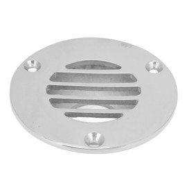 QANYEGN Boat Floor Deck Drain, Marine 316 Stainless Steel Deck Drainage Supplies, Deck Drain Cover for Yacht Kayak Deck Drainage or Bathroom