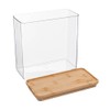 Storage container rectangular bamboo lid "eske" 3 l 5 five