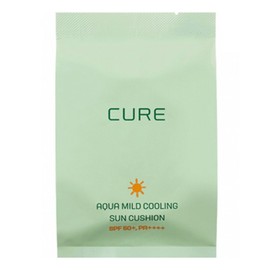 Kim Jeong-moon Aloe La Sense Loe Cure Aqua Mild Cooling Sun Cushion SPF50+ PA++++ Refill, 25g, 1 piece / 김정문알로에 라 센스 로에 큐어 아쿠아 마일드 쿨링 선쿠션 SPF50+ PA++++ 리필용, 25g, 1개