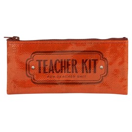 Blue Q Pencil Case, Sturdy Zipper, 95% Recycled Material, Teacher Kit for Teacher - Arts and Crafts Pen, Pencil and Marker Case