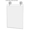 Marketing Holders Window Mount Sign Holder for 8.5" x 11"