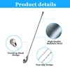 【2-Pack】 Cocktail Stirring Sticks - 30cm Reusable Bar Stirrers with