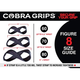 Deadlift Straps Best Straps ON The Market Figure 8 Lifting Straps The #1 Choice for Power Lifters weightlifters workout Enthusiasts (80 cm 8.0"+ And Up Wrist Circumference, Red)