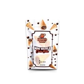 Isaac's Sweets- Dark Chocolate - Waffle Cone Snack Bite Sized Filled Cone Bites for Snack or Dessert Made with 100% Belgian Chocolate, Kosher, CRC Kashrus (1 Pack)