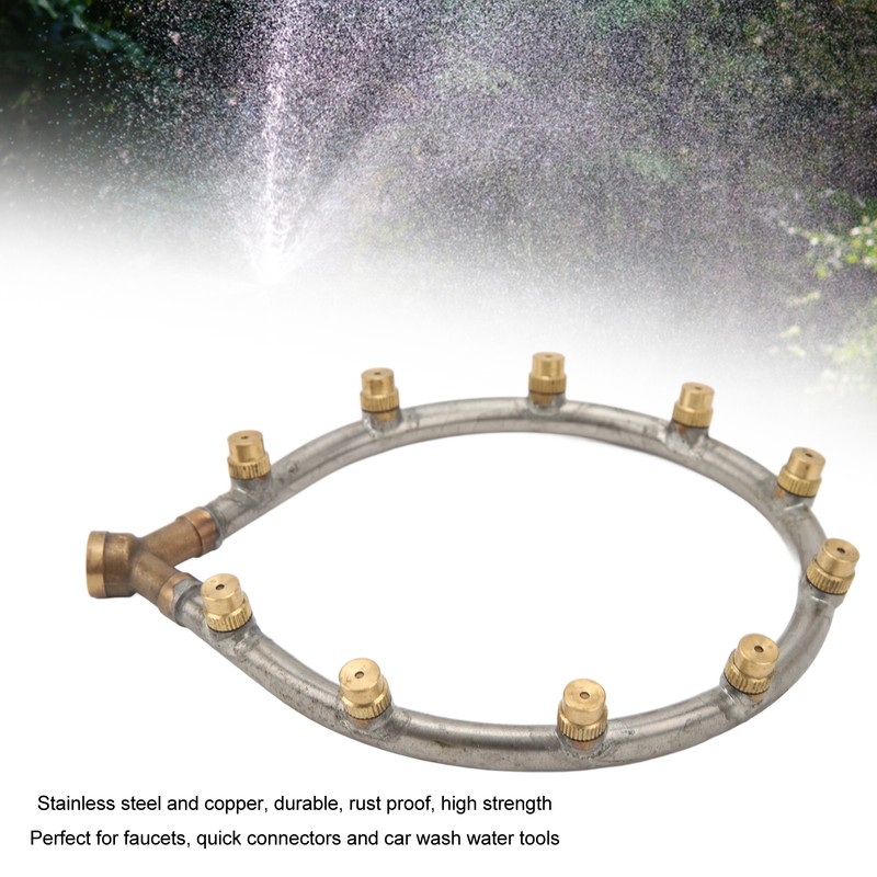 Multifunctional Annular Nozzle G3/8 Female Thread Multi Head Ring Shaped