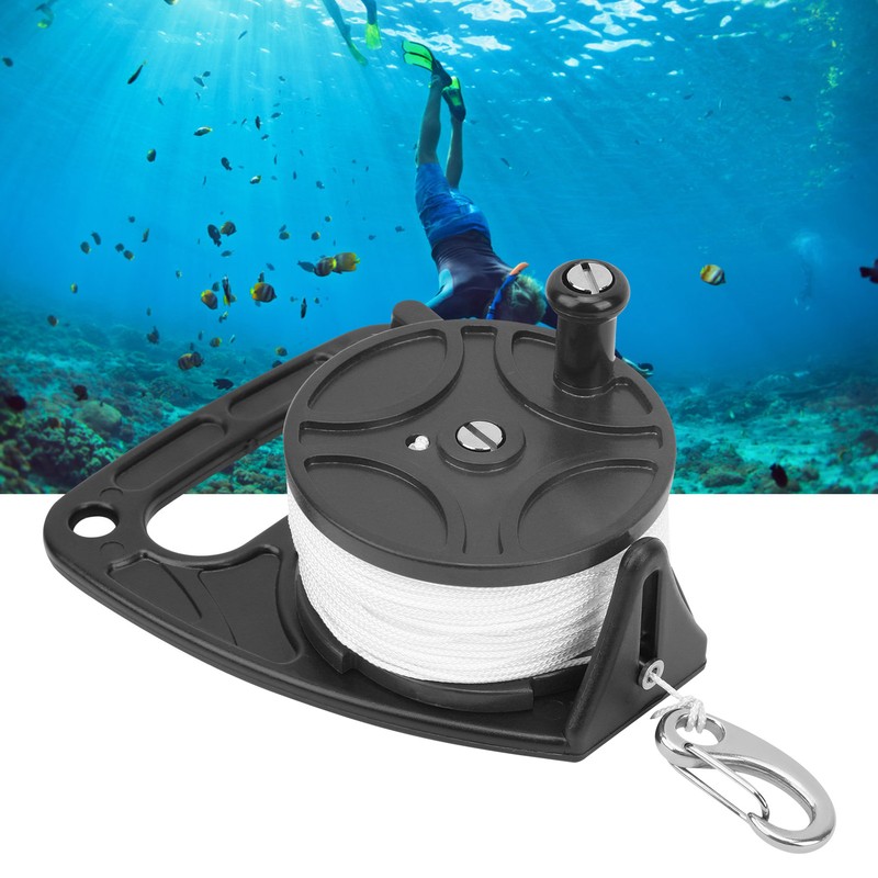 Diving Reel MultiPurpose Portable Diving Equipment with Handle Buckle Combination