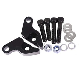 1" Inch Motorcycle Rear Shock Lowering KIT Fits for Harley Night Rod Special VRSCDX 2007-2010 (Black)