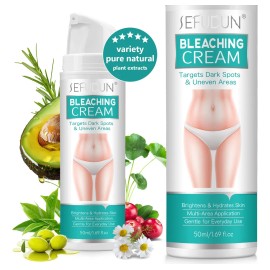 Crema Aclaradora Íntima Cuerpo Manchas Oscuras Tono Uniforme Neutra