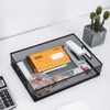 Desk Drawer Organizer, A4 Large Metal Mesh Desk Rrganizer Tray,