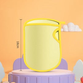 SWYSGS 2pcs peelende Duschhandschuhe, doppelseitige peelende Badehandschuhe tiefe saubere tote Haut für Spa-Schönheits-Haut-Dusche, grün &gelb