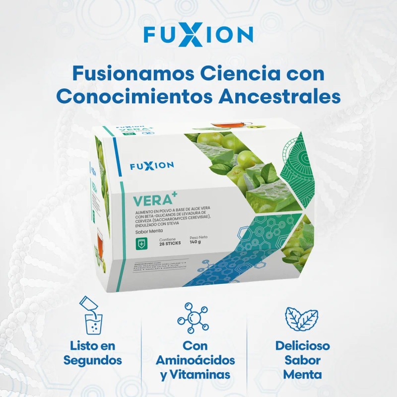 Fuxion | Vera+ | Aloe Vera Y Wellmune® (betaglucanos) |