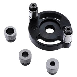 Bestgle Dowel Drill Guide Vertical Self Centering 6mm 8mm 10mm Locating Round Pin Drilling Straight Hole Puncher Dowel Jig Positioner Locator Kit Power Tools for DIY Woodworking