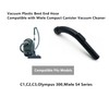Ymimi Vacuum Plastic Bent End Hose Compatible with Miele Compact
