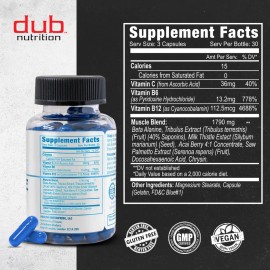 Dub Nutrition Suplemento Muscular Con Vitaminas 90 Cápsulas