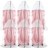 6 Pack Extra Large Clear Drawstring Plastic Storage Bags, 5