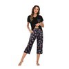 Famulily Pyjamas for Women Pj Set Soft Sleepwear Pj Summer