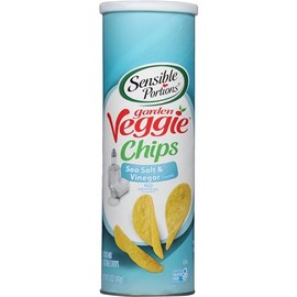 Sensible Portions Stacked Garden Veggie Chips, Sea Salt & Vinegar, 5 oz (Pack of 12)