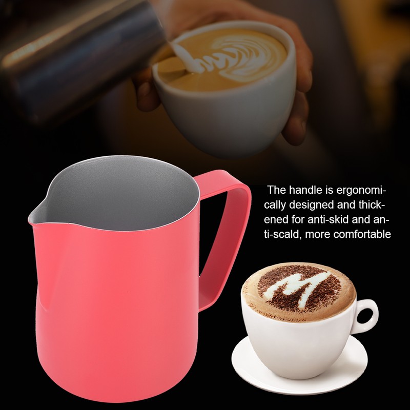 350ml Stainless Steel Milk Frothing Jug Frother Coffee Latte Container