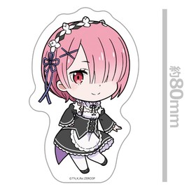 Re:Zero - Starting Life in Another World Die Cut Sticker Ram Deformed Version