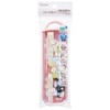 Skater CCA1AG-A Chopsticks and Spoon Set, Antibacterial, Sumikkogurashi, Mole House,