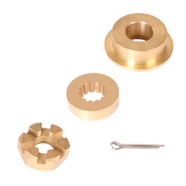 Boat Engine 0334590 334590 Thrust Bushing, 0323942 323942 Washer Spacer, 318971 0318971 18-3706 Prop Nut, 0328522 Cotter Pin for Evinrude Johnson OMC BRP 8HP 9.9HP 10HP 15HP Propeller Hardware Kits